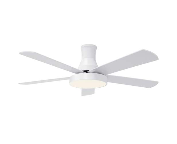 Ventilador Techo HJM VT562 - DC, 132 cm, 6 Velocidades, 65 W, 5 Aspas, Blanco