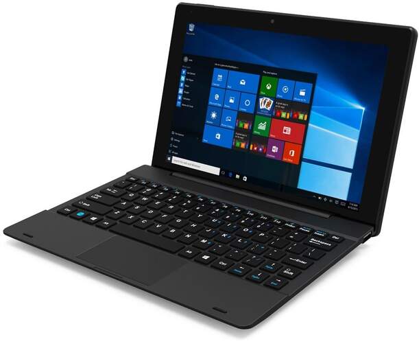 Ordenador Portátil Denver NBQ-10125ES - Quad Core, 4/64 GB, Pantalla de 10,1", Windows 10/11 2 en 1