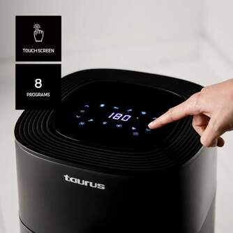 FREIDORA AIRE TAURUS DIGITAL 6S 5,5L 1700W NEGRA