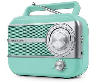 RADIO PORTATIL MUSE M056AG VINTAGE VERDE