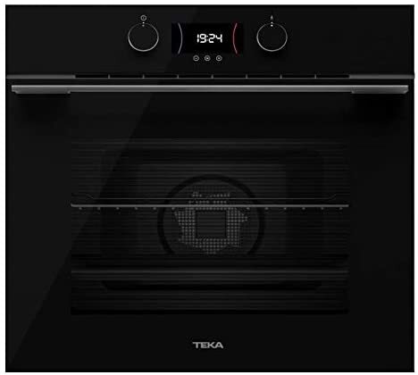 Horno Pirolítico Teka HLB 8400 P Negro - A+, 70L, 8 Func, HydroClean, TouchControl, Raíl Telescópico