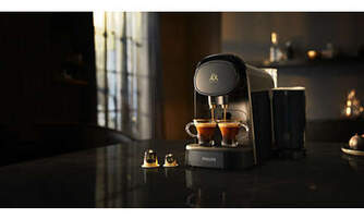 CAFET. PHILIPS L%%%#39;OR BARISTA LM8014/60 NEGRA LATTE