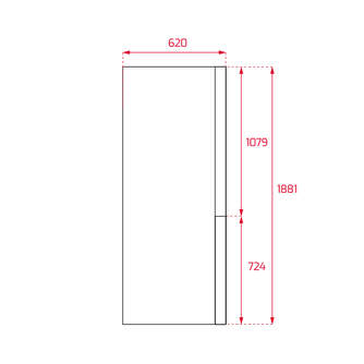 FRICOM. TEKA NFL345EX INOX 188x60  NF DSP 2051
