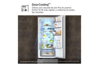 FRICOM. LG GBBS726CPY 203x60 375L INOX METALFRESH