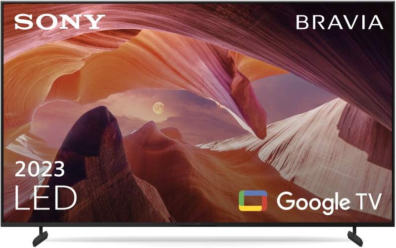 TV Sony 85" D-LED KD-85X80L - 4K HDR Processor X1, Google TV, X-Balanced Speaker, Dolby Atmos 20 W