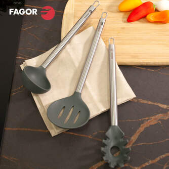 UTENSILIOS COCINA FAGOR SET CUCHARA/ESPUMAD MELIER