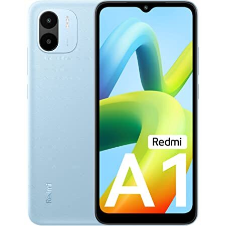 Xiaomi Redmi A1 - Smartphone de 2+32GB, Pantalla de 6,52" HD+ azul claro
