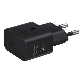 CARGADOR SAMSUNG 1XUSB C DE 25W NEGRO