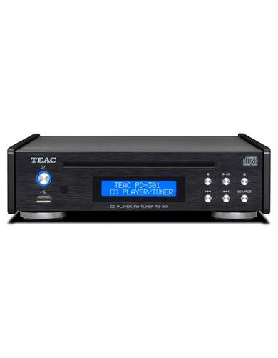 Reproductor TEAC PD-301DAB-X - Radio FM/DAB+, reproductor CD/MP3/WMA, DAC 32 bits, Negro