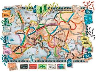 JGO. DE MESA %%%#161;AVENTUREROS AL TREN! EUROPEGI 8