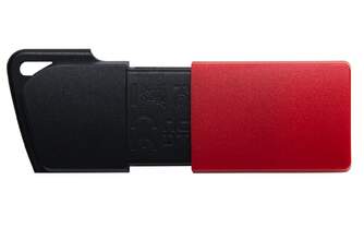 MEMORIA USB KINGSTON 128GB NEGRO/ROJO RETRACTIL