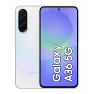 Samsung Galaxy A36 5G 8/256 GB Blanco - Super AMOLED FHD+, Snapdragon 6 Gen 3, 5000 mAh, 50+8+5 MP