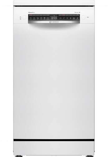 Lavavajillas 45 cm Bosch SPS4HMW13E  - Clase D, 10 Servicios, 6 Prog., Libre inst., AquaStop, Blanco