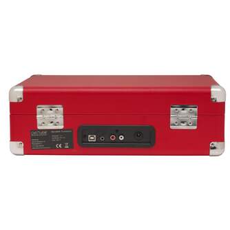 TOCADISCOS DENVER VPL-120 ROJO MALETIN ALTAVOCES