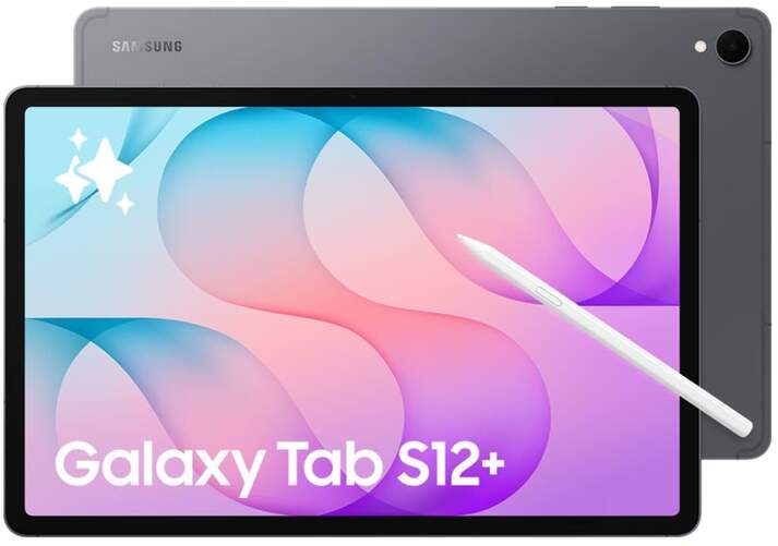 Samsung Tab S12+ 5G - 12/512 GB, pantalla 12,6", microSD, 10600 mAh, c&aacute;mara 13 MP, gris