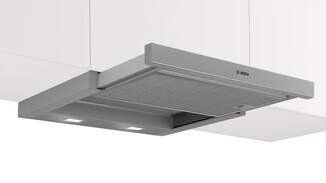 Campana Integrable Bosch DFS067A51 - Clase A, 60cm, 728m3/h, EcoSilence, 3 Potencias + Intensivo