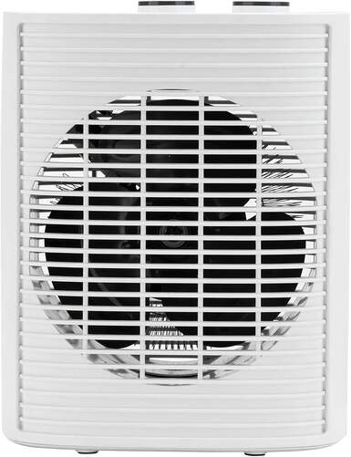 Calefactor Jata JCTV1191 - 2000 W, 3 Modos, 2 Potencias, Antivuelco, Blanco