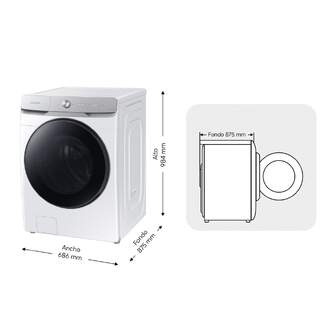 LVD. SAMSUNG WF20DG8650BWU3 20K 1100R DSP BCA