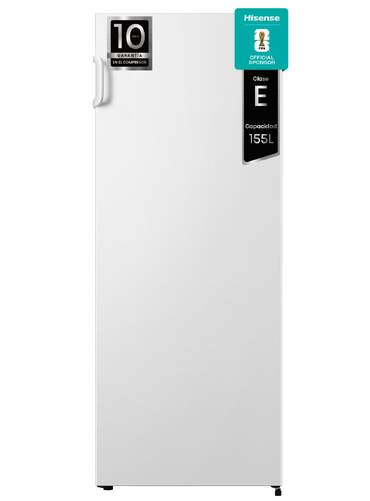 Congelador Vertical Hisense FV191N4AW2 - 155 L, 143x55 cm, No Frost, Blanco