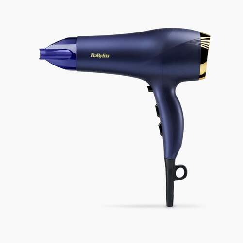 Secador Babyliss Midnight Deluxe 5781PE - 2300W, Iónico, 3 Temperaturas, 2 Velocidades