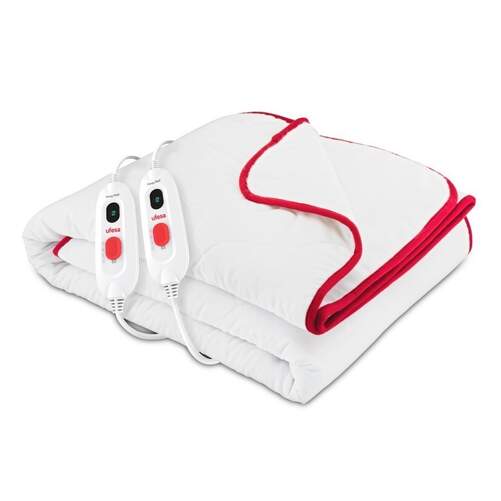 Calienta Camas Ufesa Flexy Heat CMN Comfort - 2x60 W, 150x130 cm, Blanco, Rojo