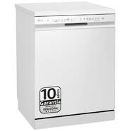 Lavavajillas LG DF243FW - Clase D, 14 servicios, 3&ordf; bandeja, Media carga, 60 cm, 44 dB, Blanco