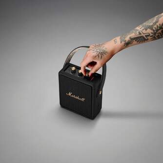 ALTAVOZ MARSHALL STOCKWELL II BLACK %%%amp; BRASS