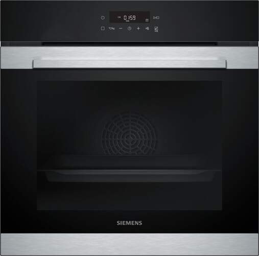 Horno Pirolítico Siemens HB372ABS0 - Clase A, 71L, 7 Funciones, 10 Programas, Negro