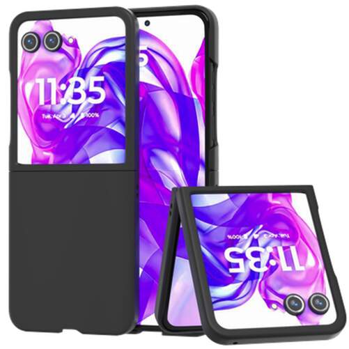 Funda r&iacute;gida JIC para Motorola Razr 70 / 60 - Negro, de TPU resistente a rayones y golpes