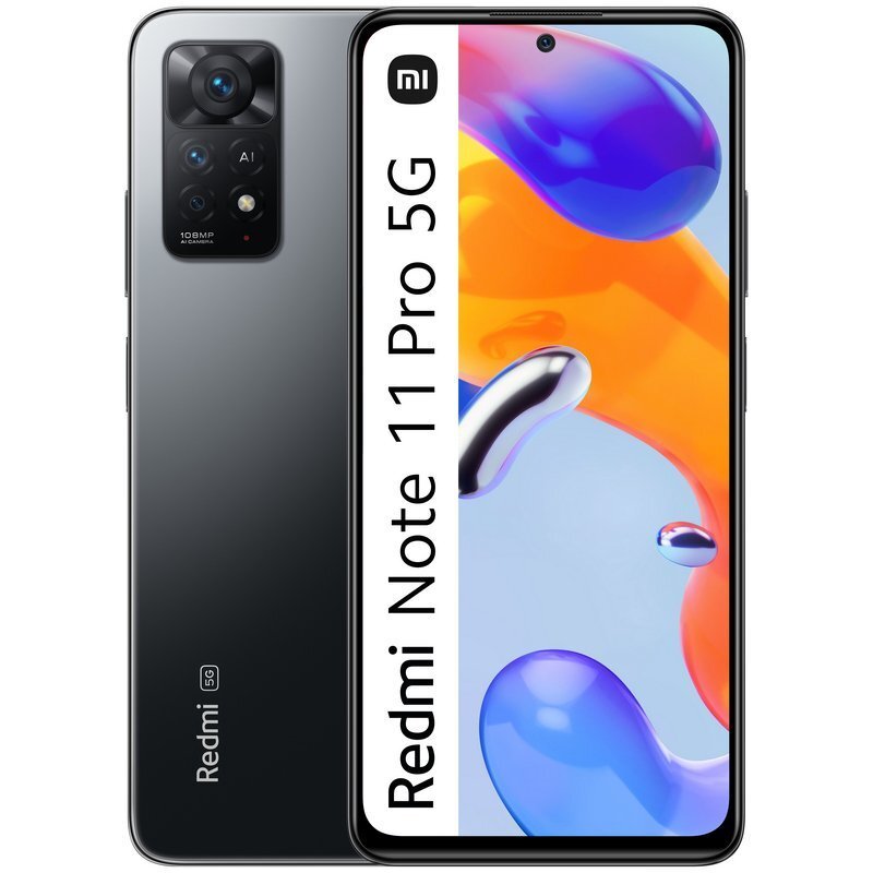 Xiaomi Redmi Note 11 Pro 8/128GB Gris - 6.67" FHD+ 120Hz, 5G