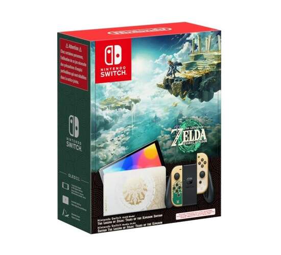 Consola Nintendo Switch OLED The Legend of Zelda Tears of the Kingdom