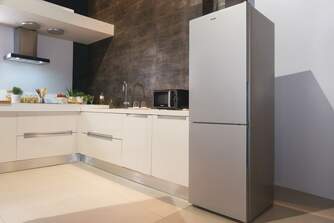 FRIGORIFICO CANDY CCE4T618ES COMBI, NO FROST, SILVER, 185x59