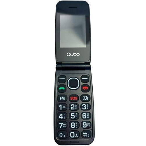 Tel&eacute;fono m&oacute;vil Qubo Neonw BK 4G - Pantalla 2,4", 800 mAh, c&aacute;mara 0,3 mp, compatible MicroSD
