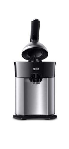 Exprimidor Braun CJ7050BK - 160 W, Vaso, Antigoteo, Negro, Inox