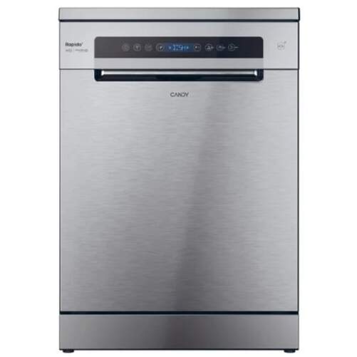 Lavajillas Candy CF3C7F0X - Clase C, 8 programas, 47 dB, 13 servicios, 60 cm, Wi-Fi, Inox