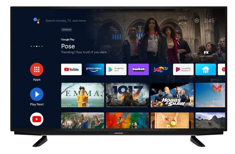 TV Grundig 55" GFU7960B - UHD 4K, IPS, Android TV, MicroDimming, Chromecast, Magic Fidelity 20W