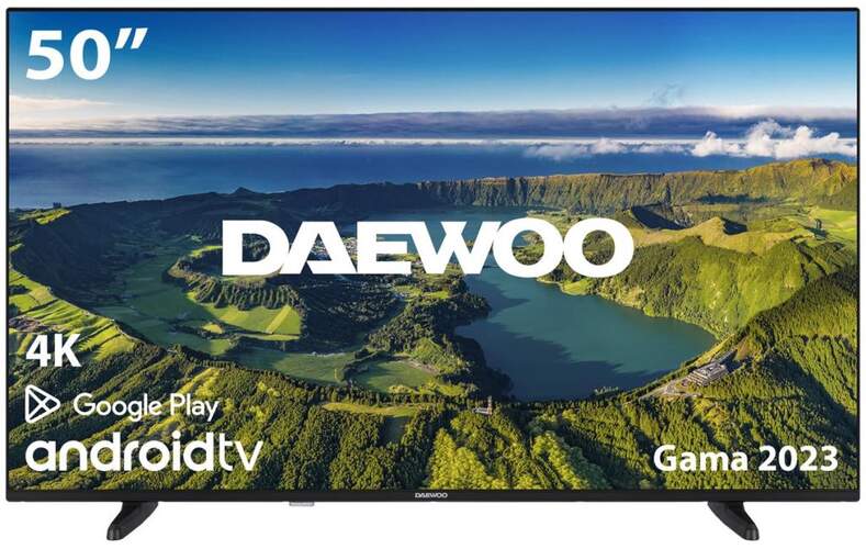 TV Daewoo 50" 50DM72UA - Ultra HD, Android TV, Bluetooth