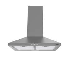 Campana decorativa Artica APYRAM60BI - 60 cm, 400 m3/h, Luz LED, 3 Velocidades, Clase B, Inox