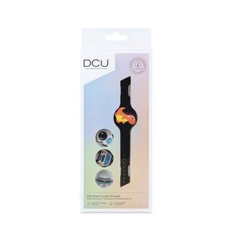 PULSERA LOCALIZADORA DCU CHARMBAND NI%%%#209;@S NEGRA