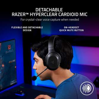 AURICULARES RAZER BARRACUDA X PS4 Y 5/ SWITCH AZUL