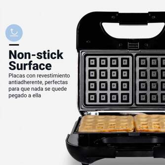 SANDWICH. U.BLUE 5008X 3EN1 GRILL-GOFRE-SANDW 800W