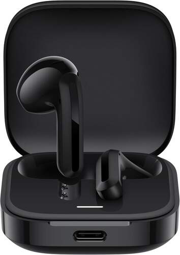 Auriculares Xiaomi Redmi Buds 6 Active - Negro, reducción ruido, 30 h autonomía, Bluetooth 5.4