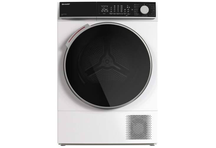Secadora Bomba de Calor Sharp KDNHL9S9GW2ES - 9 kg, clase A++, 15 programas, blanco