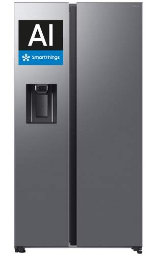 Frigor&iacute;fico Americano Samsung RS70F64KDTEF - 179x92 cm, Clase D, 640 L, Dispensador, Inox