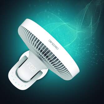 VENTILADOR PIE CECOTEC 2600 8243 BATERIA 34HRS 3D