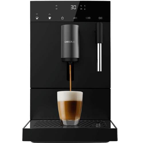 Cafetera SuperAutomática Cecotec Cremmaet Compact Steam - 19 Bares, 5 Ajustes Molido, Depósito 1.1L