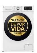 Lavadora LG F4WR5509A1W - 9 kg, 1400 rpm, 71 dB, Clase A, Vapor, Wi-Fi, Blanco