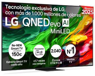 TV LG 86%%%quot; 86QNED86A6A UHD QNED EVO MINILED ALFA8
