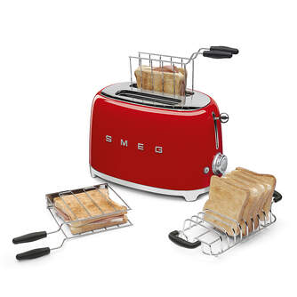 TOST. SMEG TSF01RDEU 2R CORTO ROJA 950W