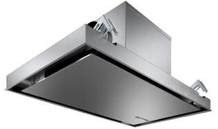 Campana Techo Bosch DRC97AQ50 - Clase A, 90cm, 798m3/h, 3 Intensidades + 2 Extensivas, Inox